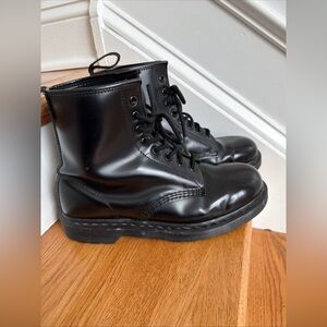 Doc Marten 1460 MONO Black Leather Combat Boots